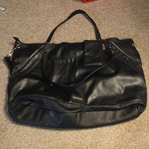 Extra LARGE Black Women's Weekender Bag Madden Girl